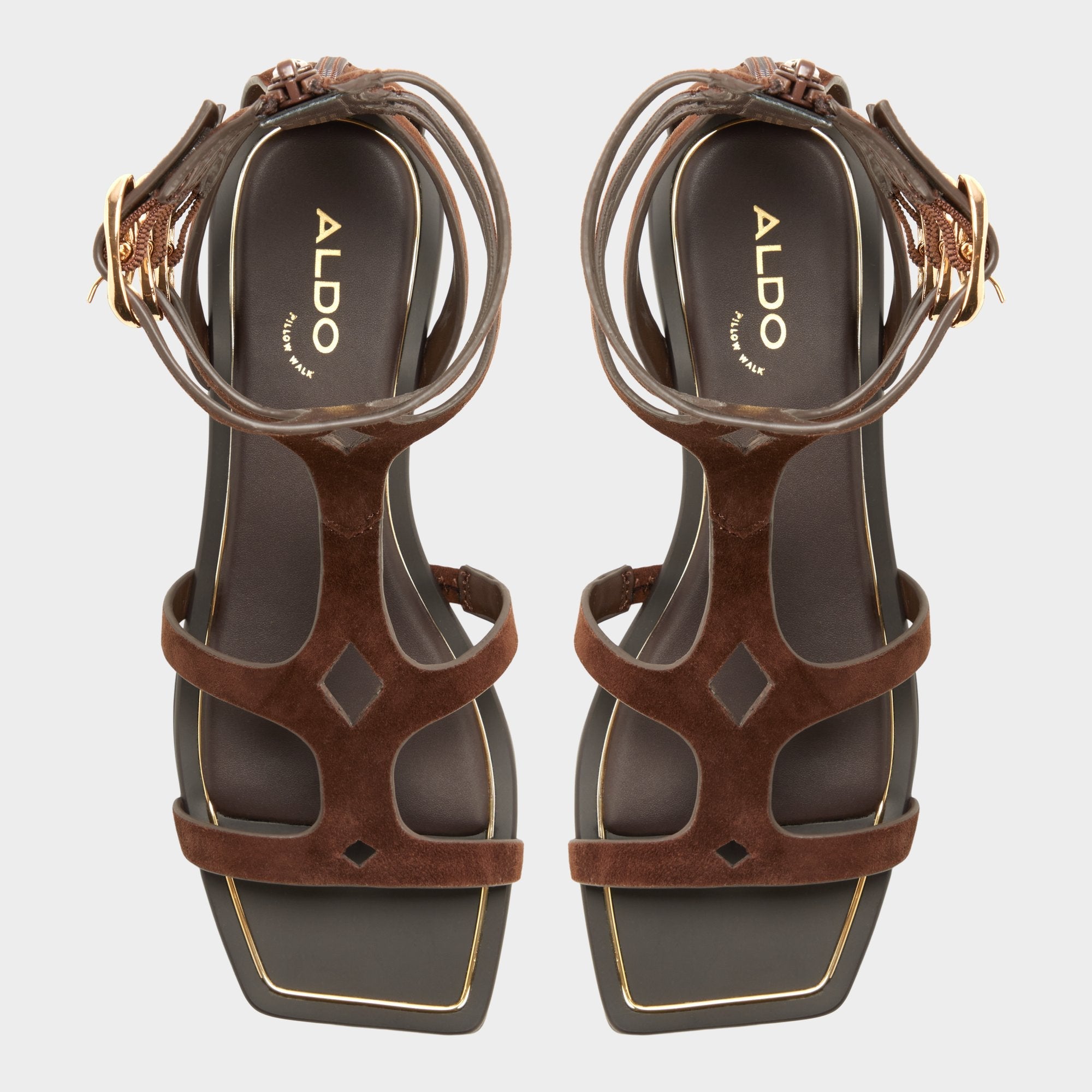Aldo Marisea in Dark Brown - Gladiator sandal Women