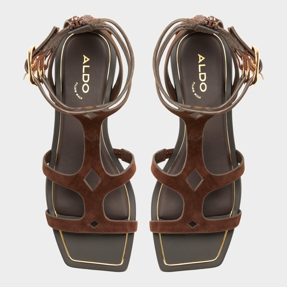 Aldo Marisea in Dark Brown - Gladiator sandal Women