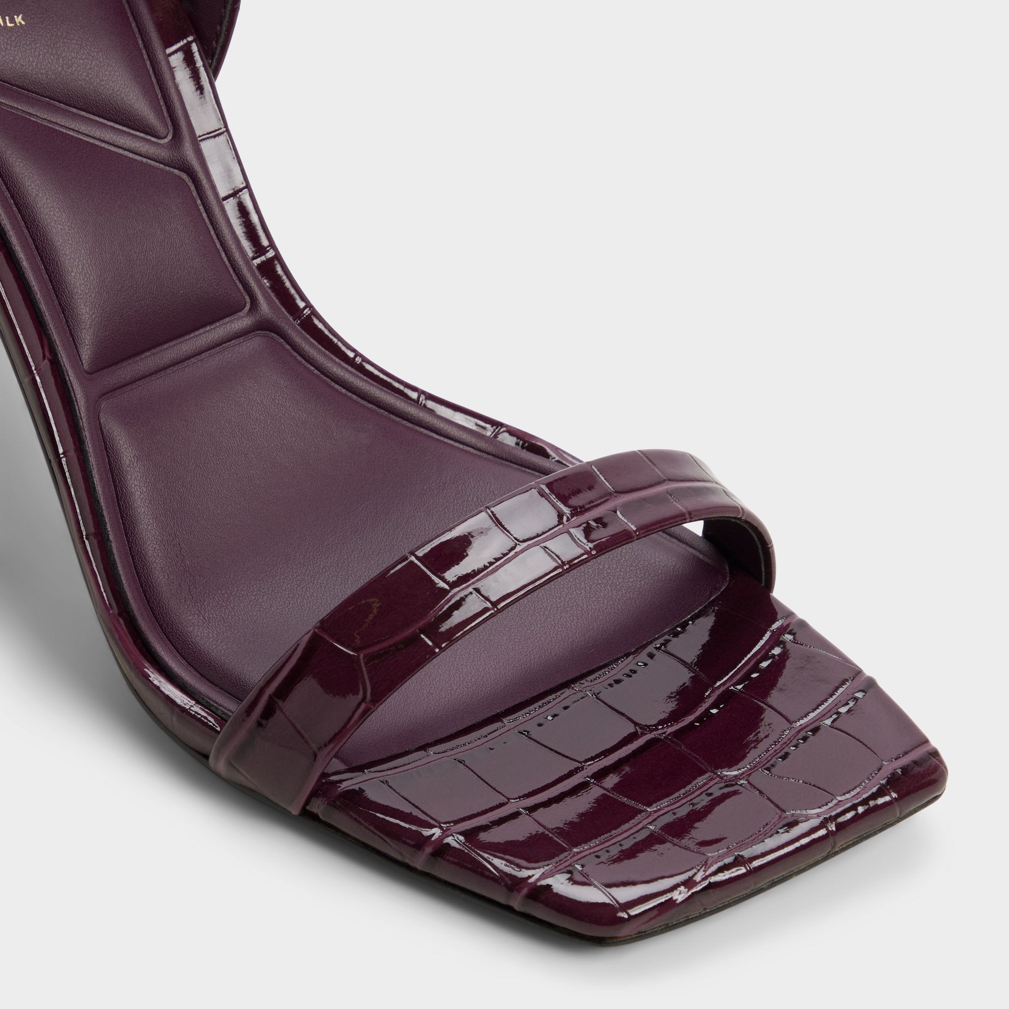 Aldo Azzira in Bordo - Strappy heeled sandal, Block heel Women
