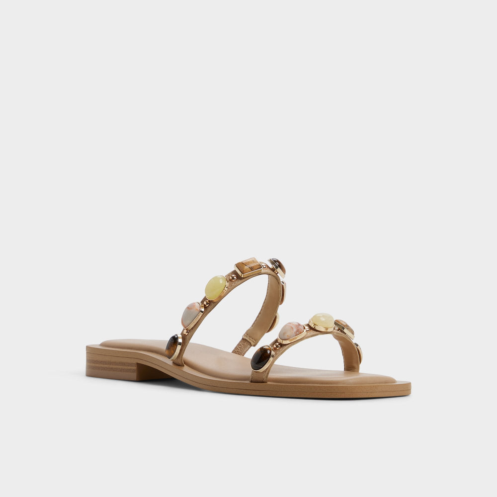 Aldo Sapphira in Medium Beige 14213541 - Slide sandal Women
