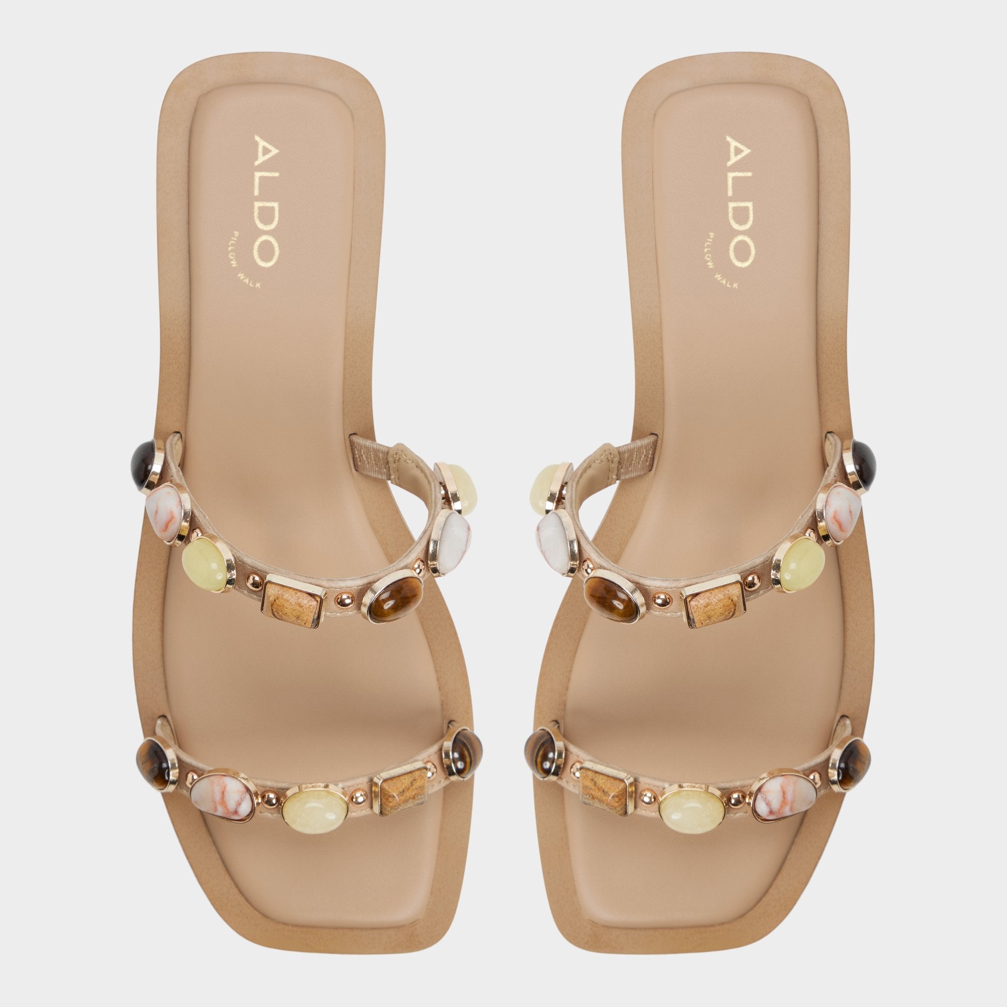 Aldo Sapphira in Medium Beige 14213541 - Slide sandal Women