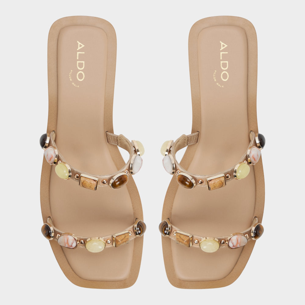 Aldo Sapphira in Medium Beige 14213541 - Slide sandal Women