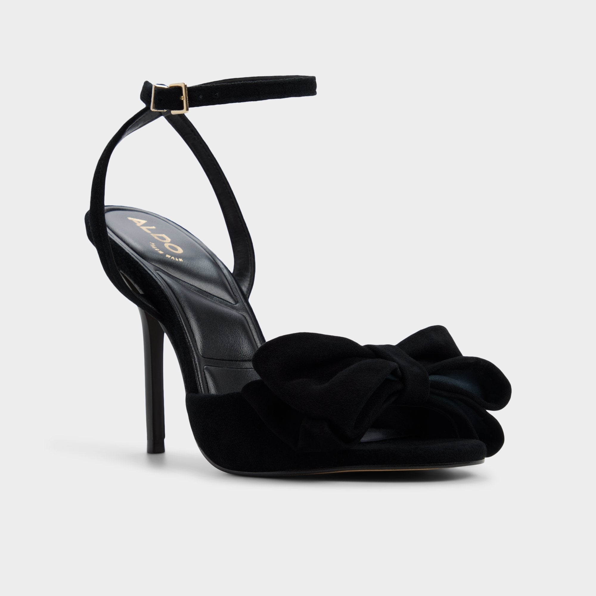 Aldo Tinsletta in Other Black - Strappy heeled sandal, Stiletto heel Women