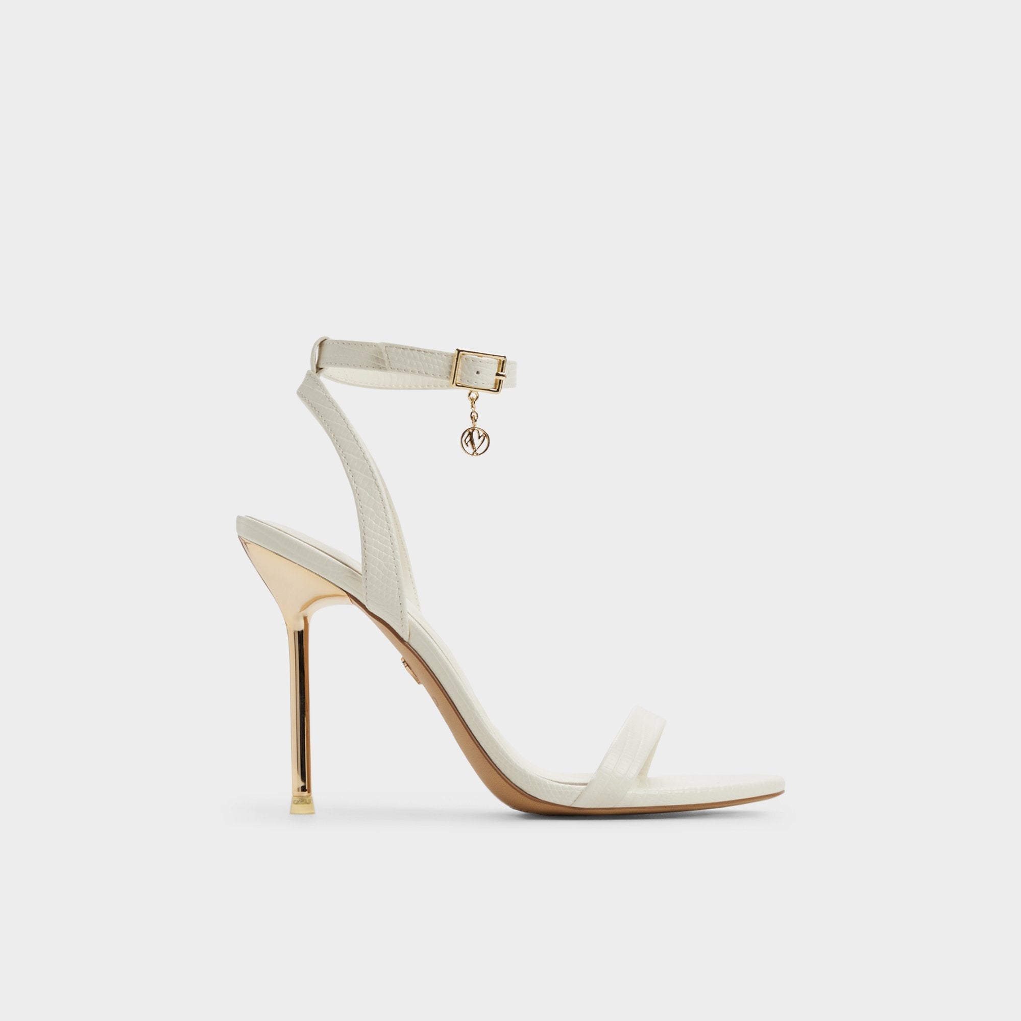 Aldo Maristou-xt White Women's Heeled sandals - Strappy heeled sandal, Stiletto heel Women