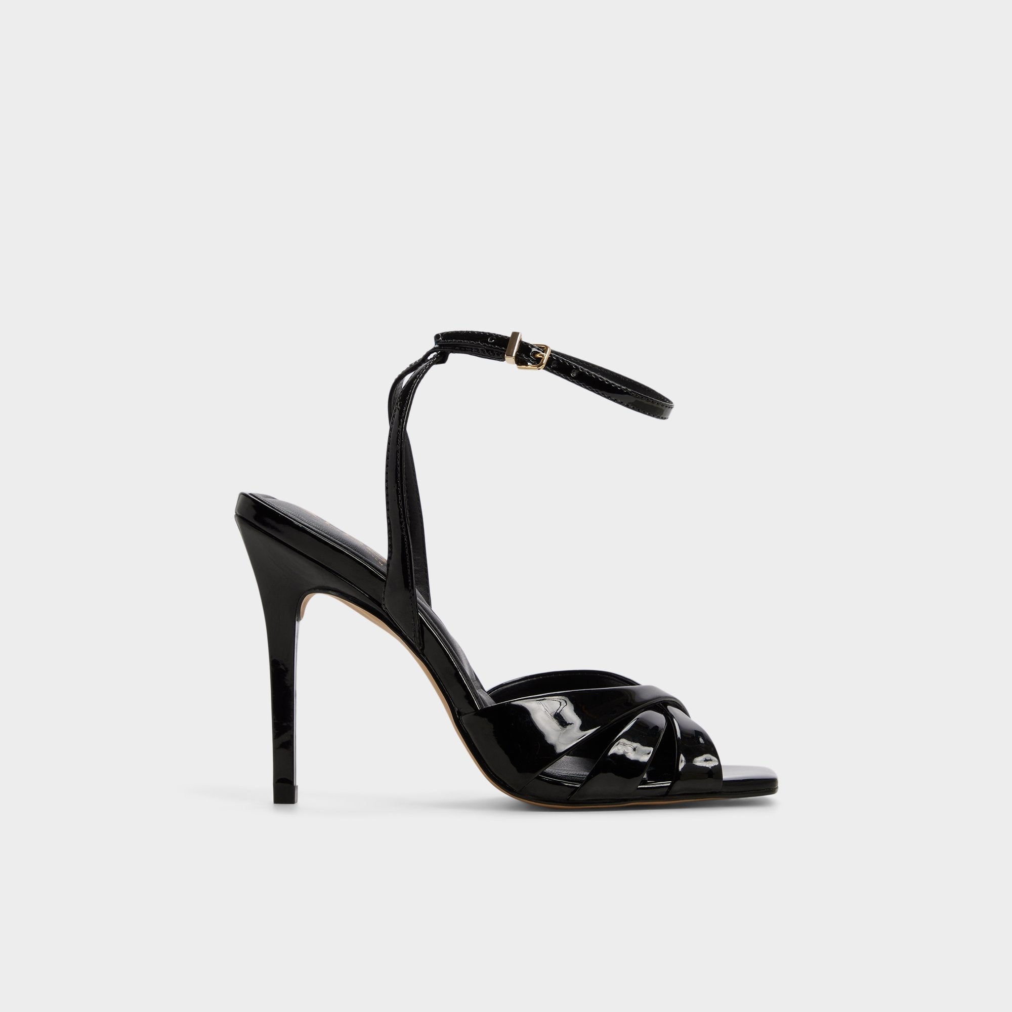 Aldo Meteora in Black - Strappy heeled sandal, Stiletto heel Women