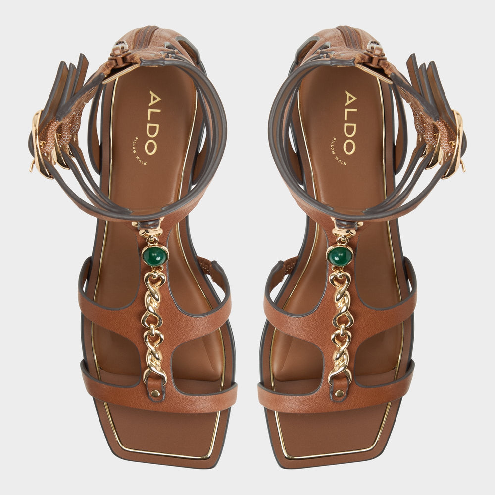 Aldo Marisea in Medium Brown - Gladiator sandal Women