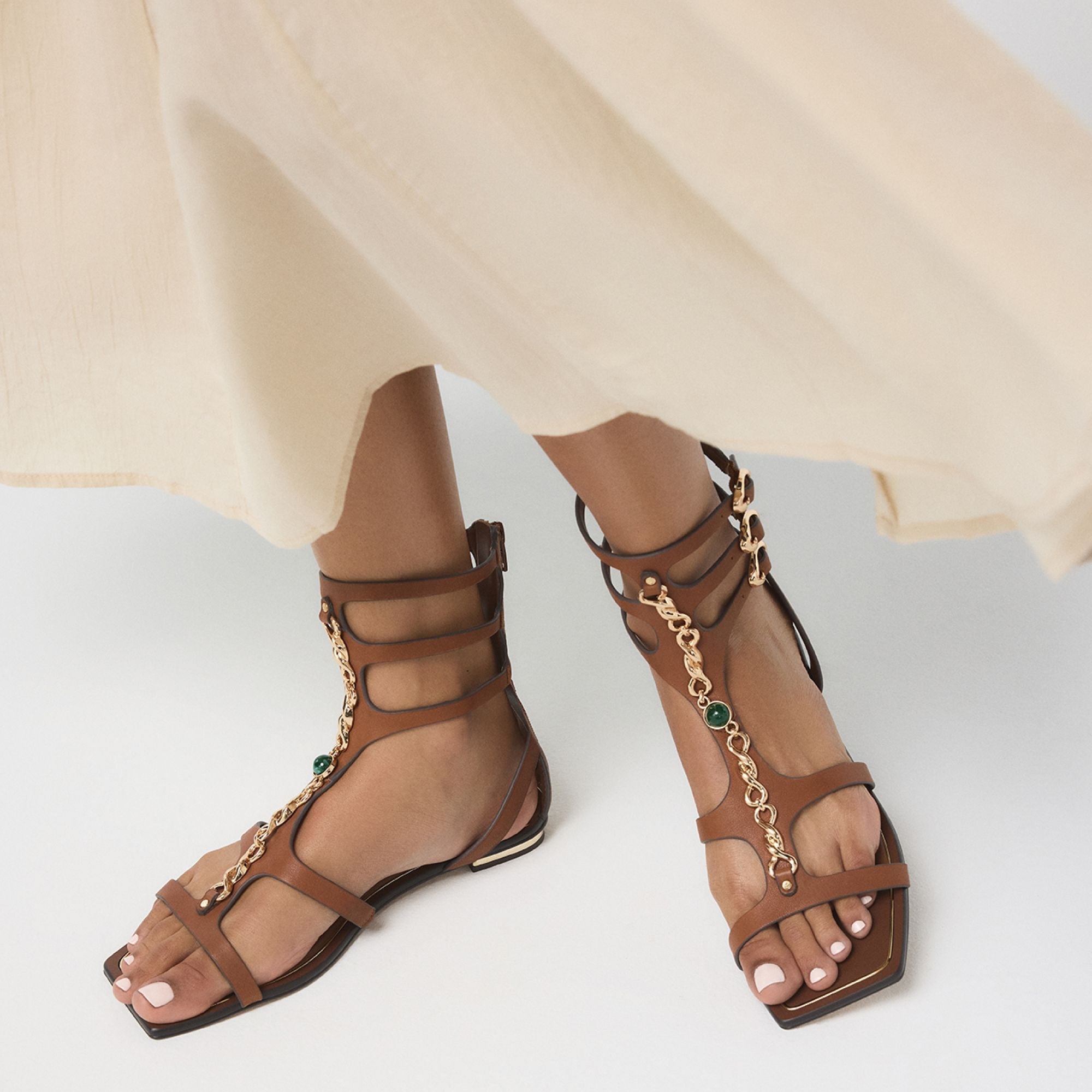 Aldo Marisea in Medium Brown - Gladiator sandal Women