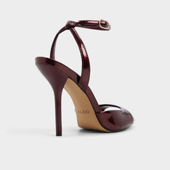 Aldo Forevermore in Medium Red - Strappy heeled sandal, Stiletto heel Women
