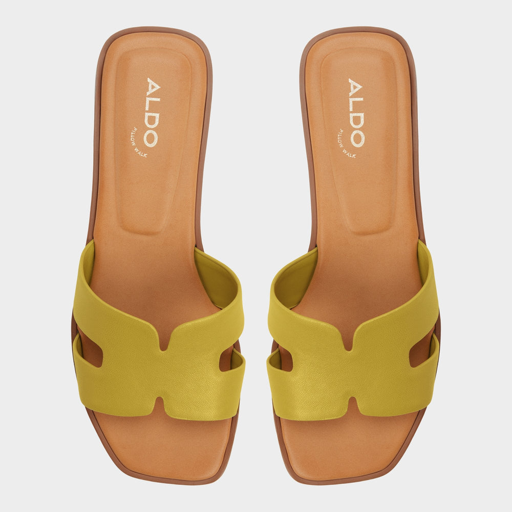Aldo Itsandal in Other Yellow - Slide sandal Women