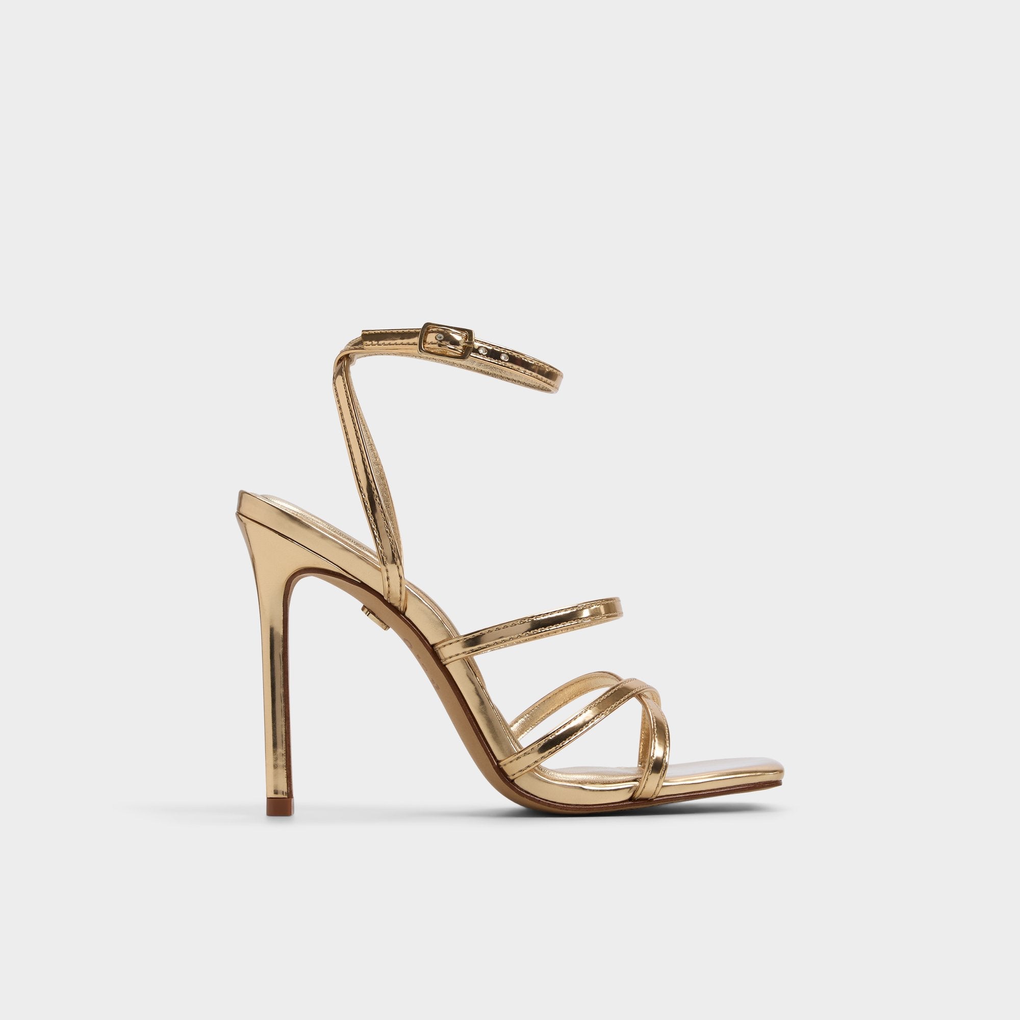 Aldo Galoi Gold Women's Iridescent metallics - Strappy heeled sandal Women