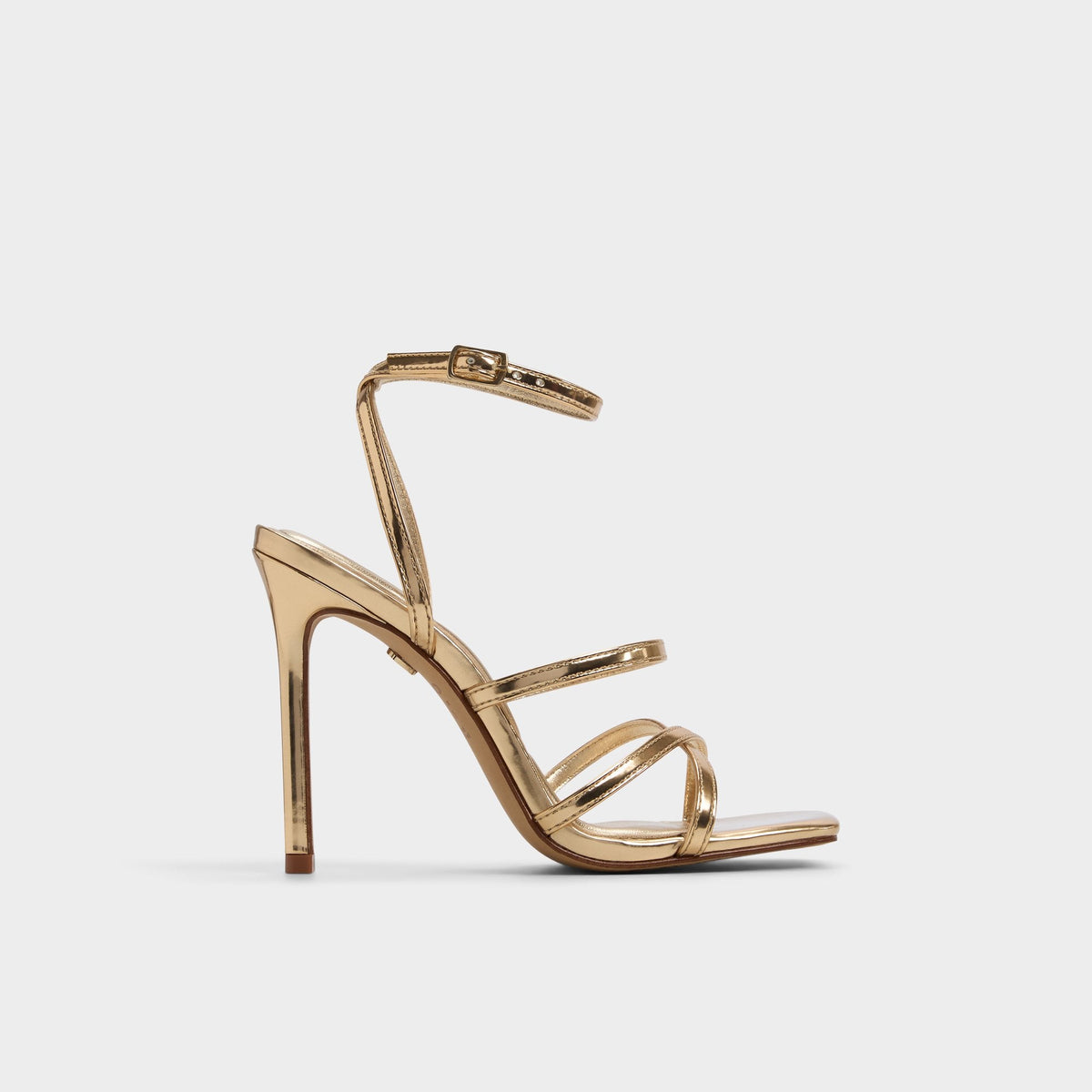 Aldo Galoi Gold Women's Iridescent metallics - Strappy heeled sandal Women