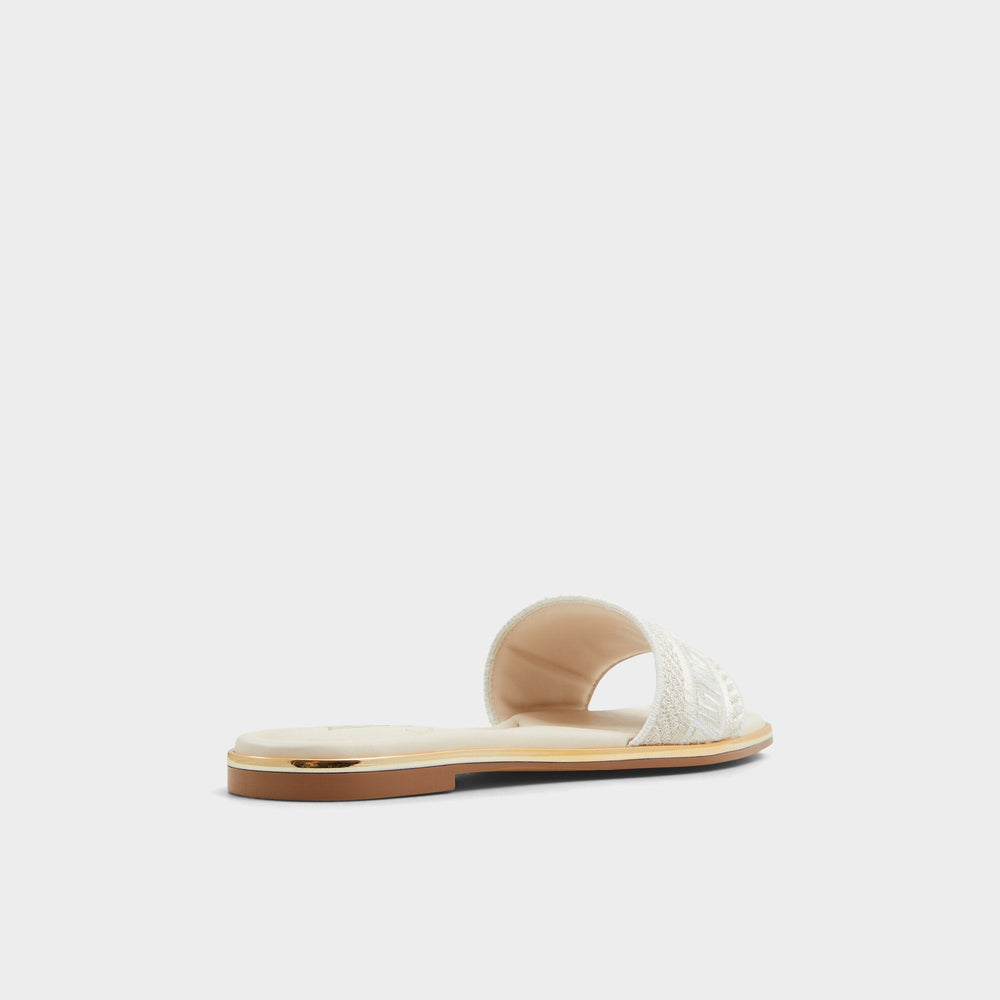Aldo Oceania Other Beige Women's Flats - Slide sandal Women
