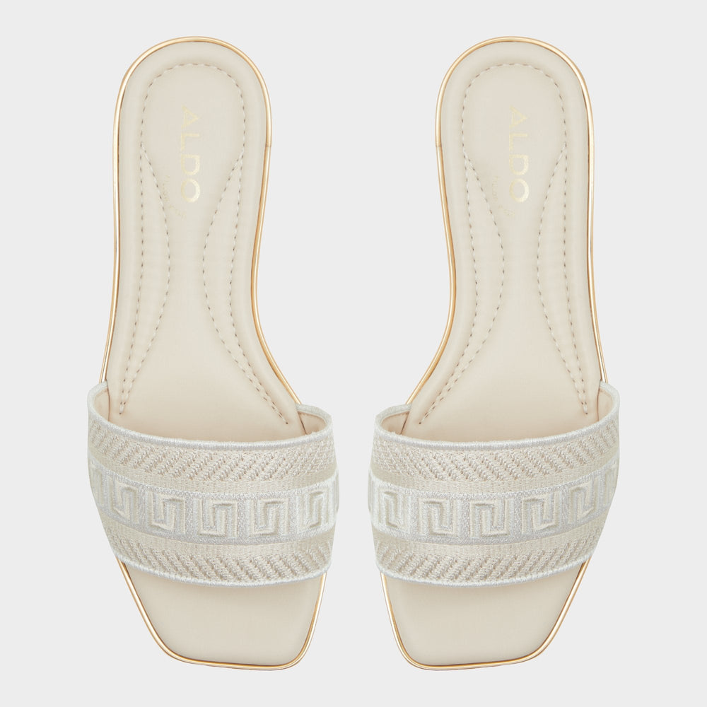 Aldo Oceania Other Beige Women's Flats - Slide sandal Women