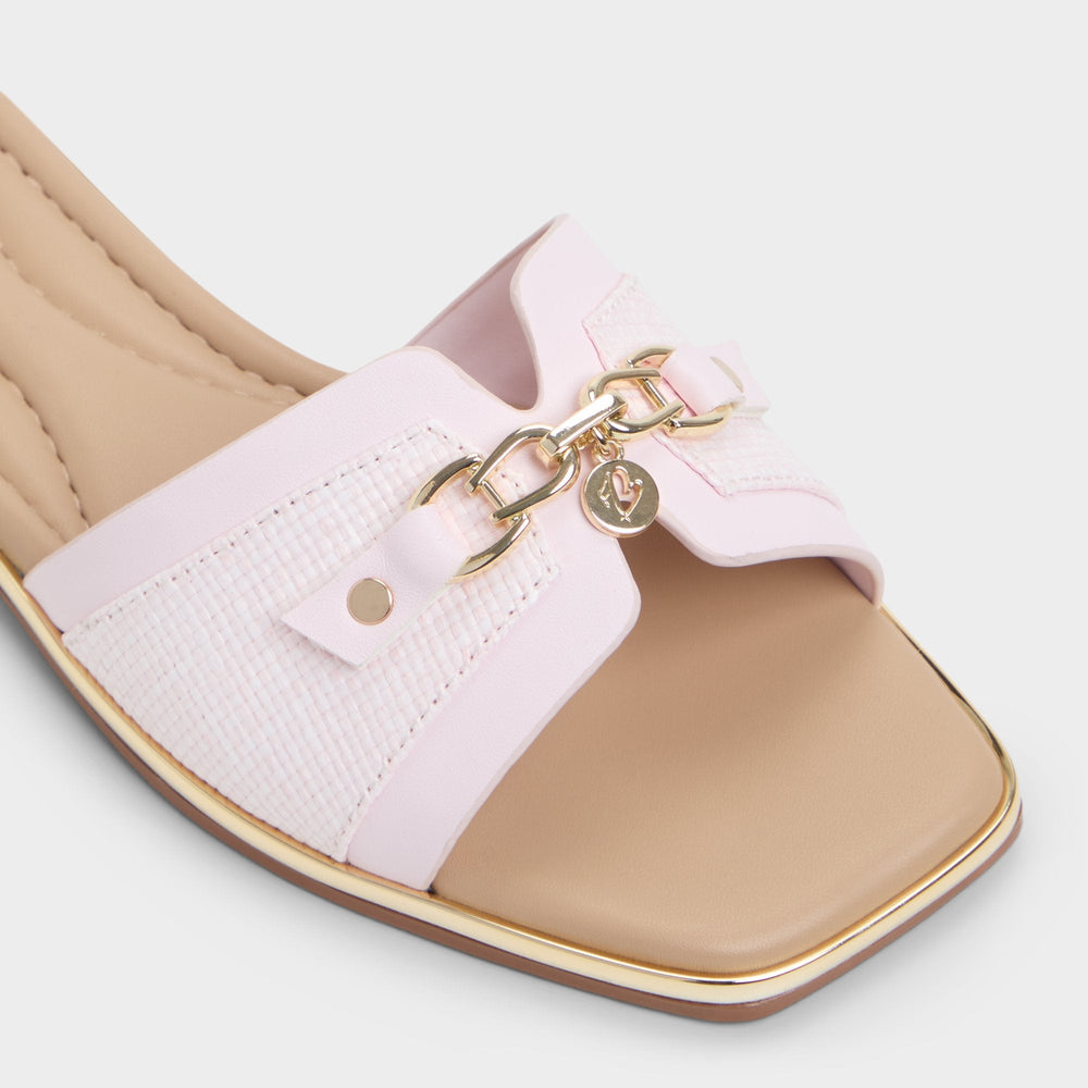 Aldo Alamassi Light Pink Women's Flats - Slide sandal Women