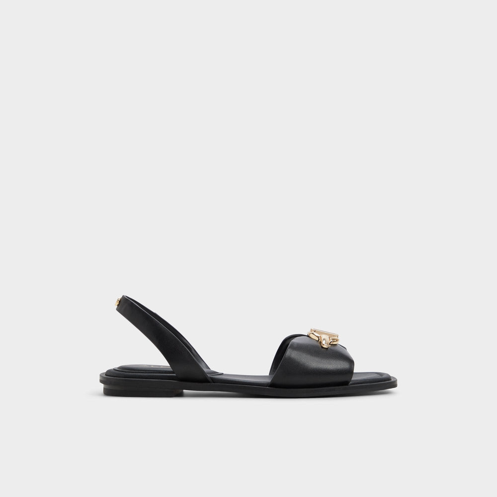 Aldo Goassi Black Women's Flats - Flat sandal Women