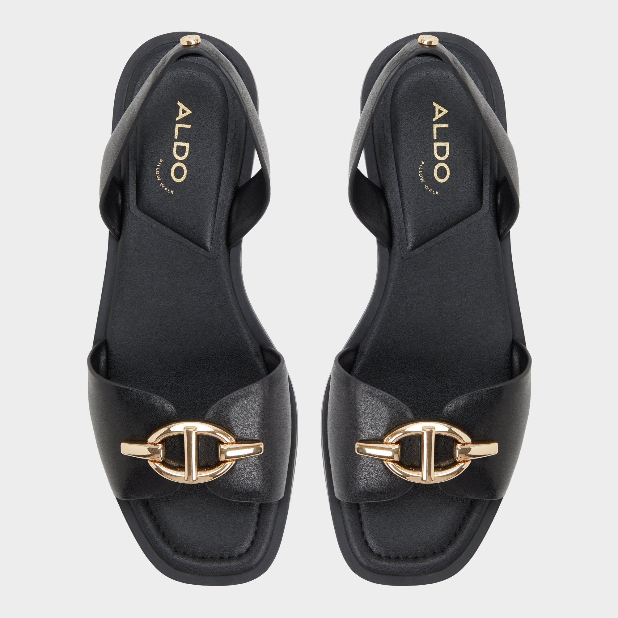 Aldo Goassi Black Women's Flats - Flat sandal Women