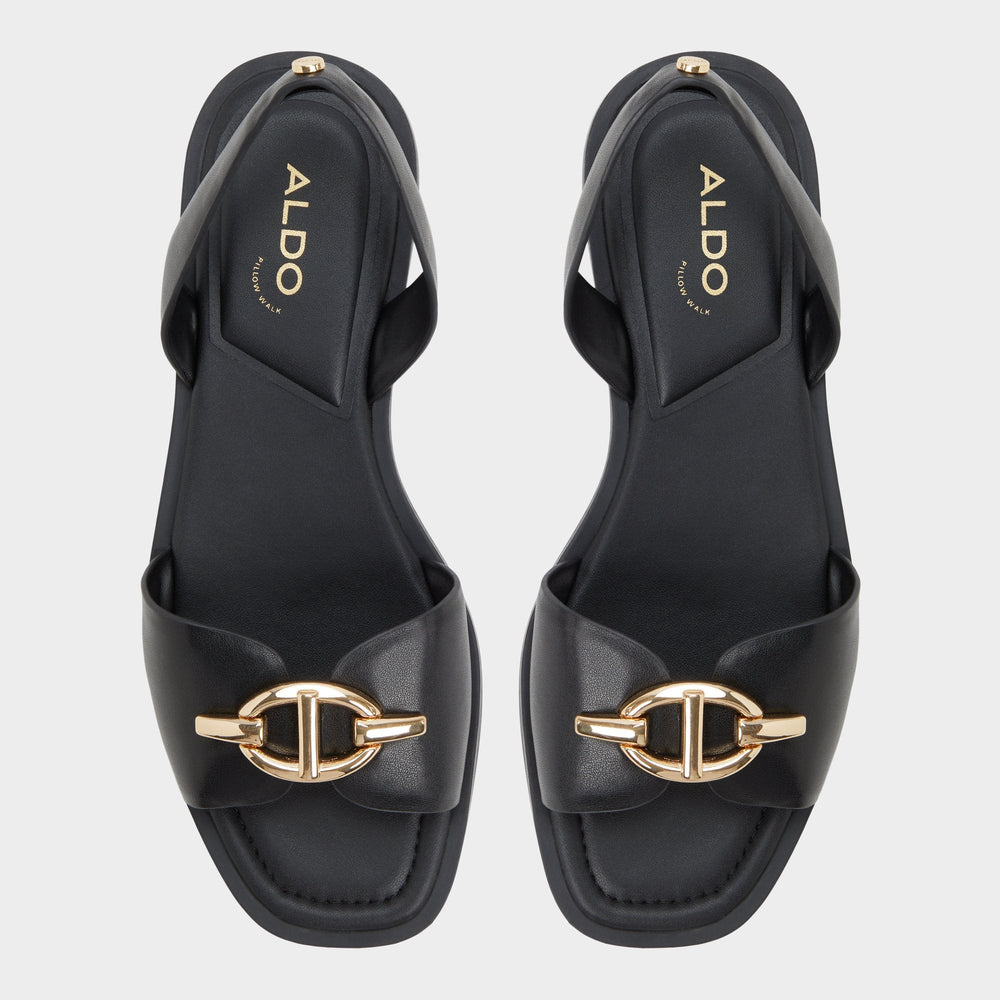 Aldo Goassi Black Women's Flats - Flat sandal Women