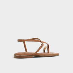 Aldo Jomalina Medium Brown Women's Flats - Strappy flat sandal Women