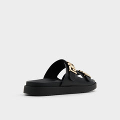 Aldo Alessie Black Women's Footbed sandals - Footbed sandal, Footbed sandal Women