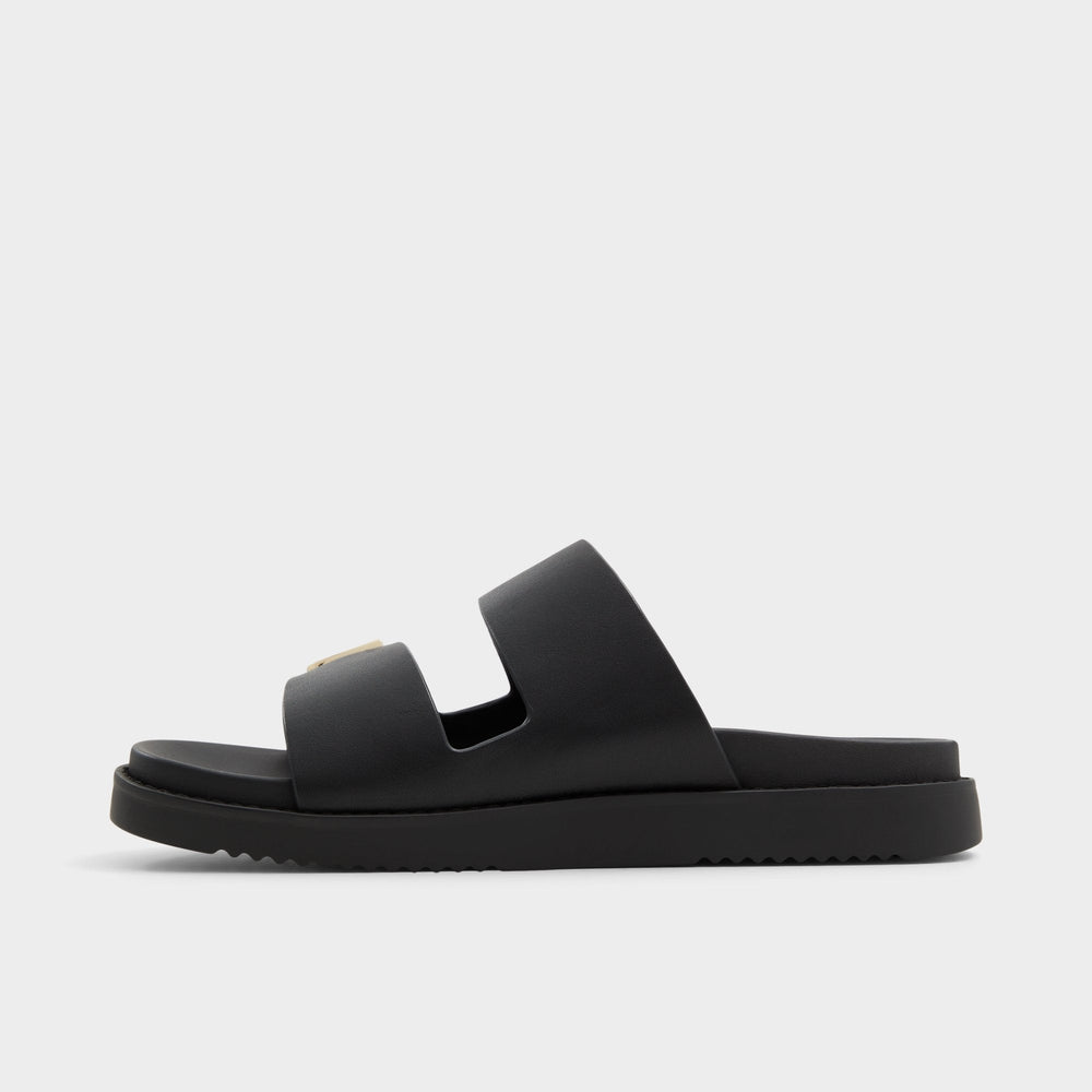 Aldo Alessie Black Women's Footbed sandals - Footbed sandal, Footbed sandal Women