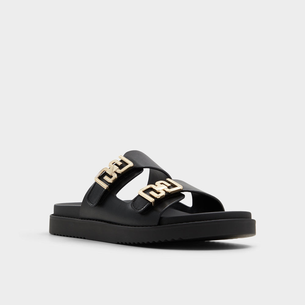Aldo Alessie Black Women's Footbed sandals - Footbed sandal, Footbed sandal Women
