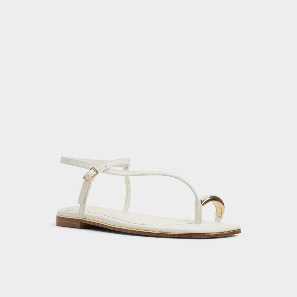 Aldo Jomalina White Women's Flats - Strappy flat sandal Women