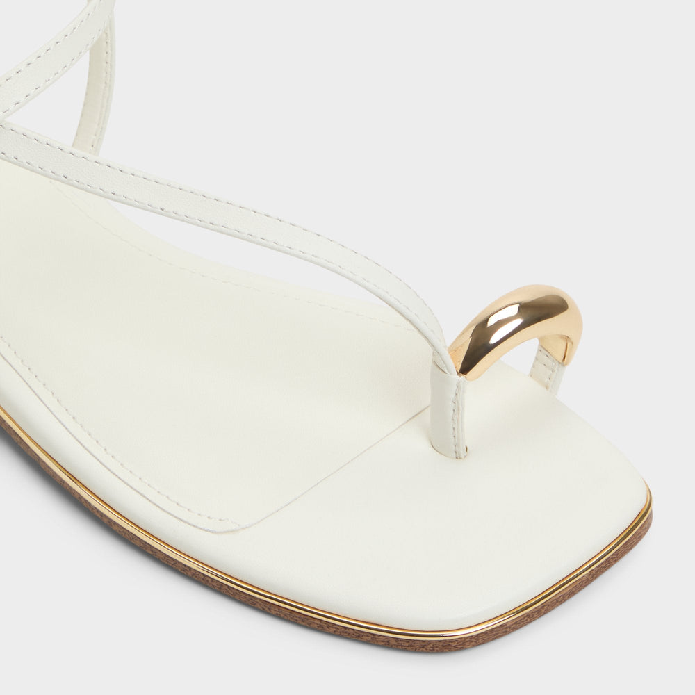 Aldo Jomalina White Women's Flats - Strappy flat sandal Women