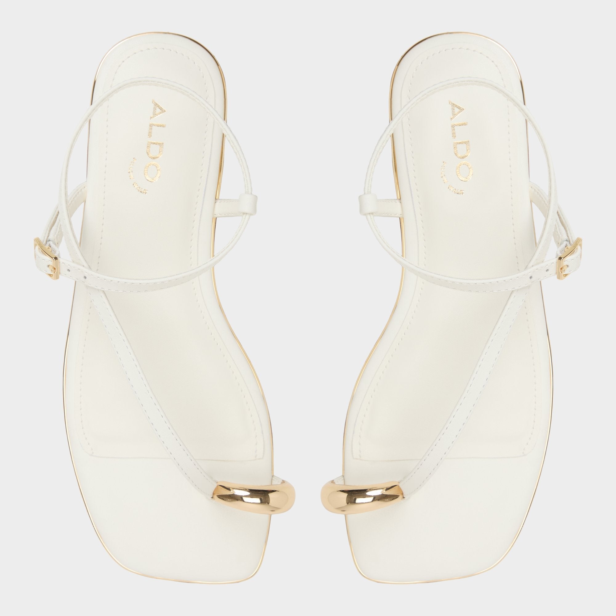 Aldo Jomalina White Women's Flats - Strappy flat sandal Women