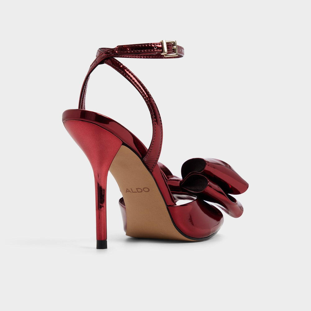 Aldo Tinsletta in Medium Red - Heeled sandal, Stiletto heel Women|Bags