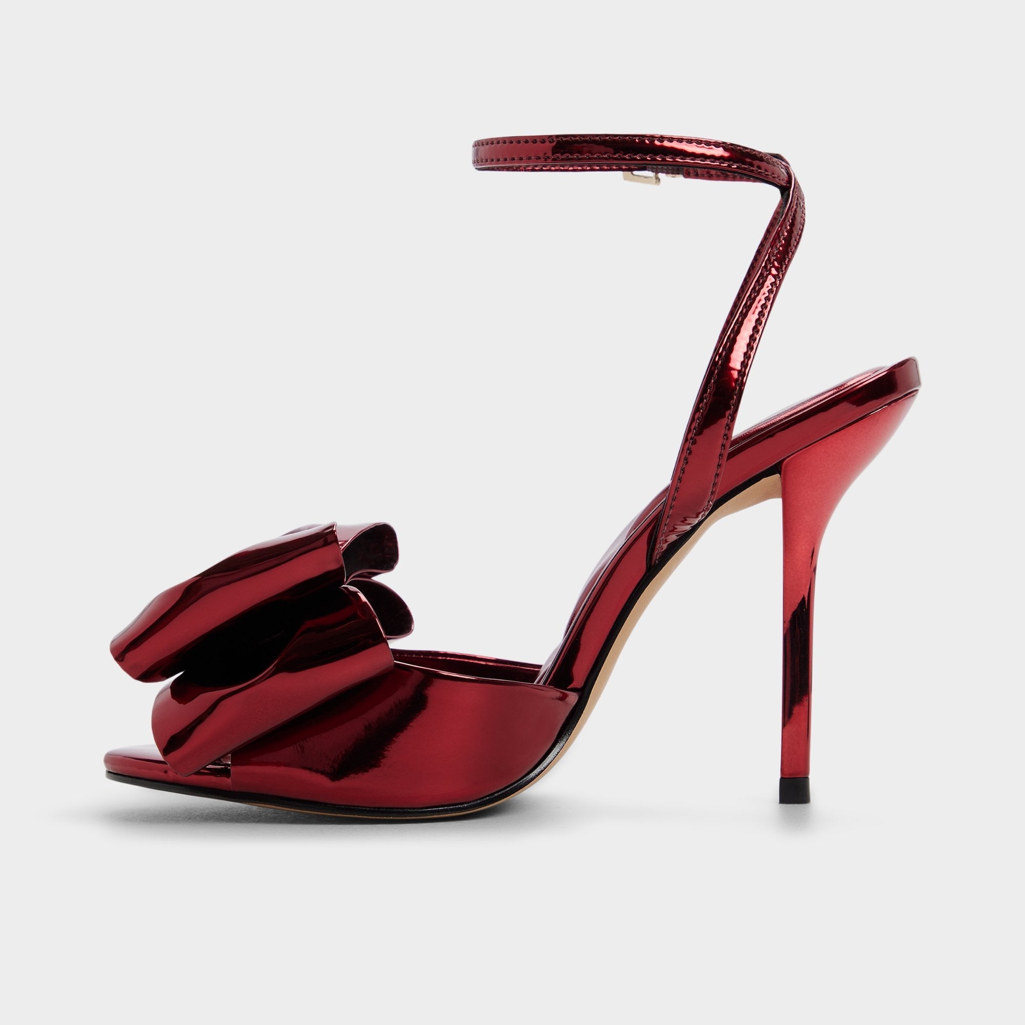 Aldo Tinsletta in Medium Red - Heeled sandal, Stiletto heel Women|Bags