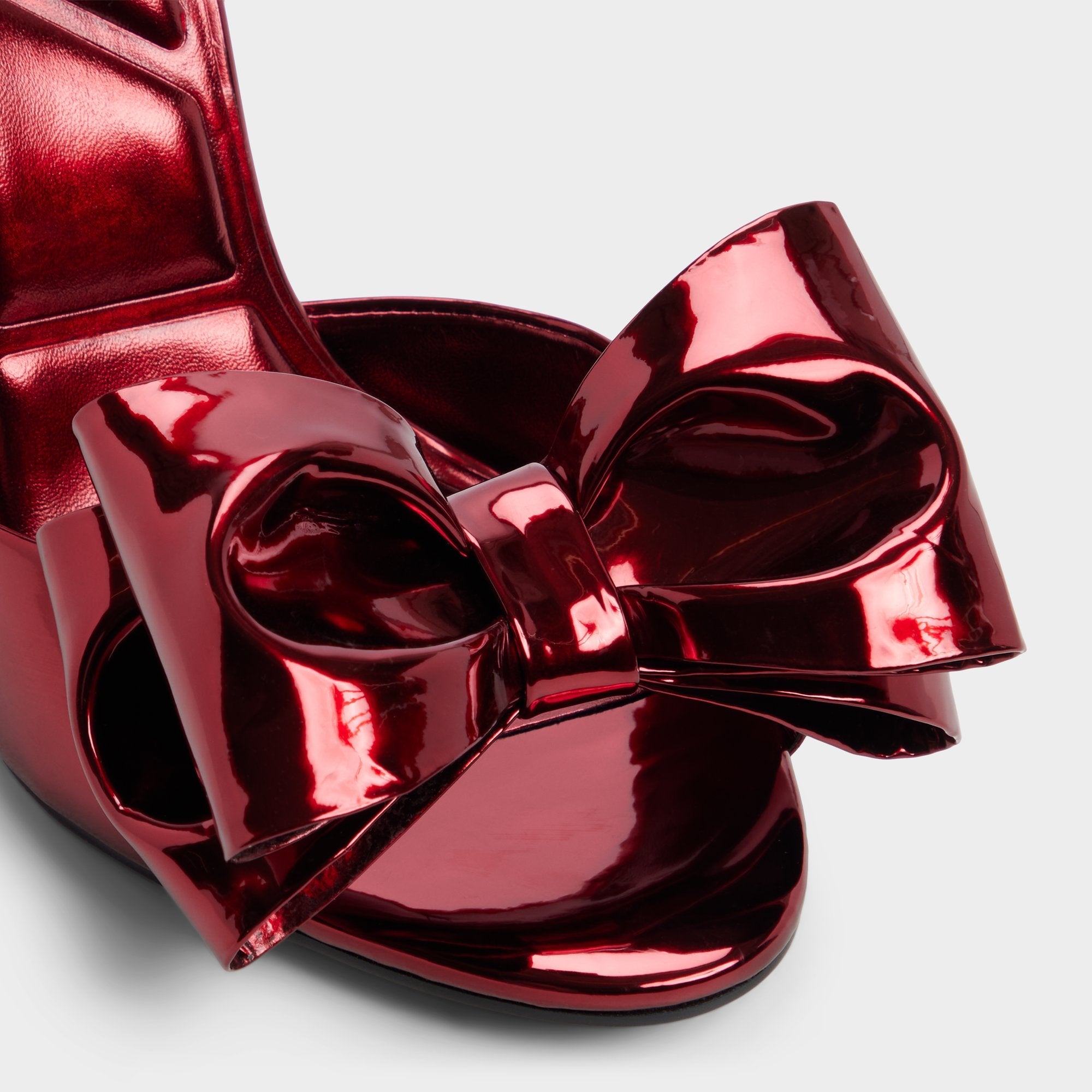 Aldo Tinsletta in Medium Red - Heeled sandal, Stiletto heel Women|Bags