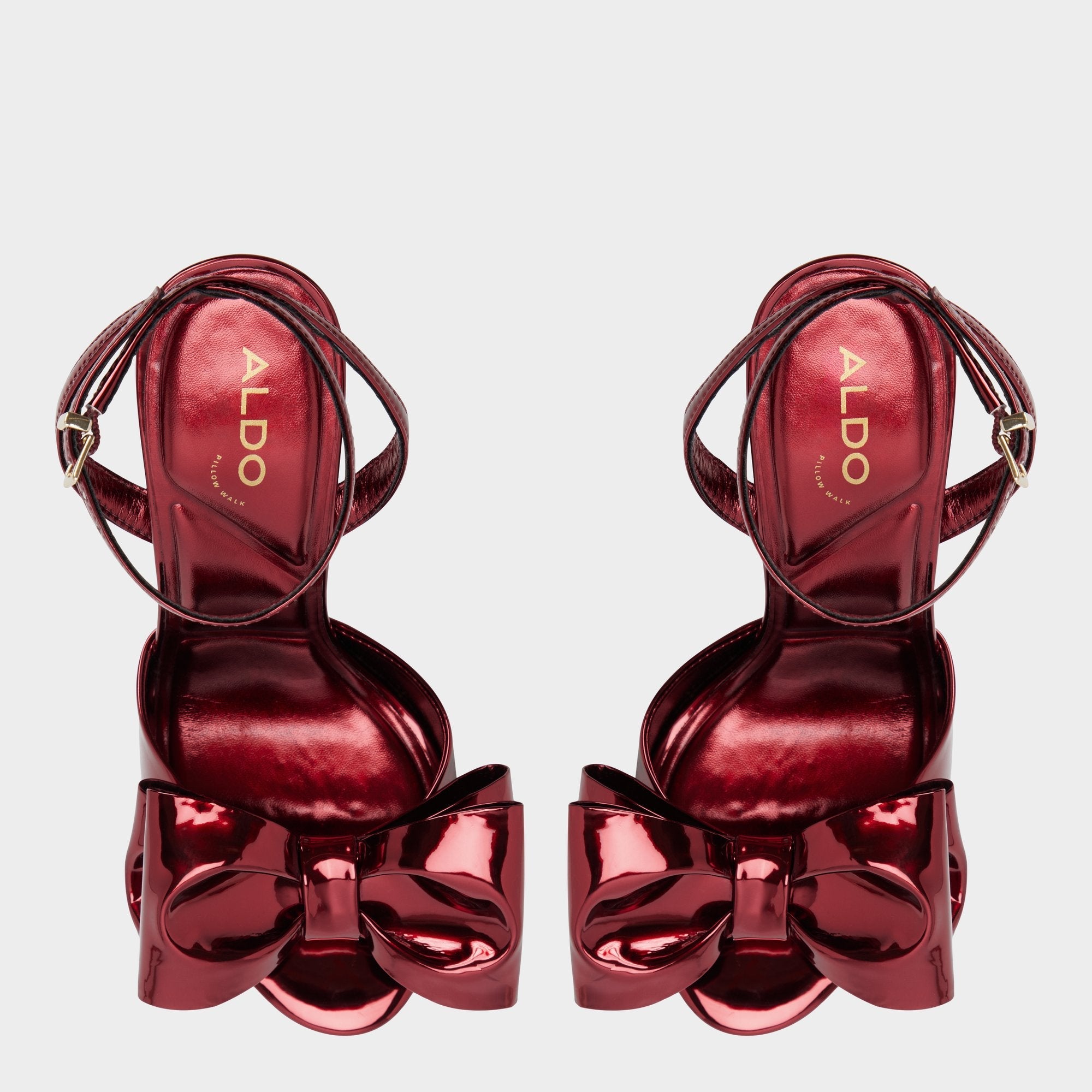 Aldo Tinsletta in Medium Red - Heeled sandal, Stiletto heel Women|Bags