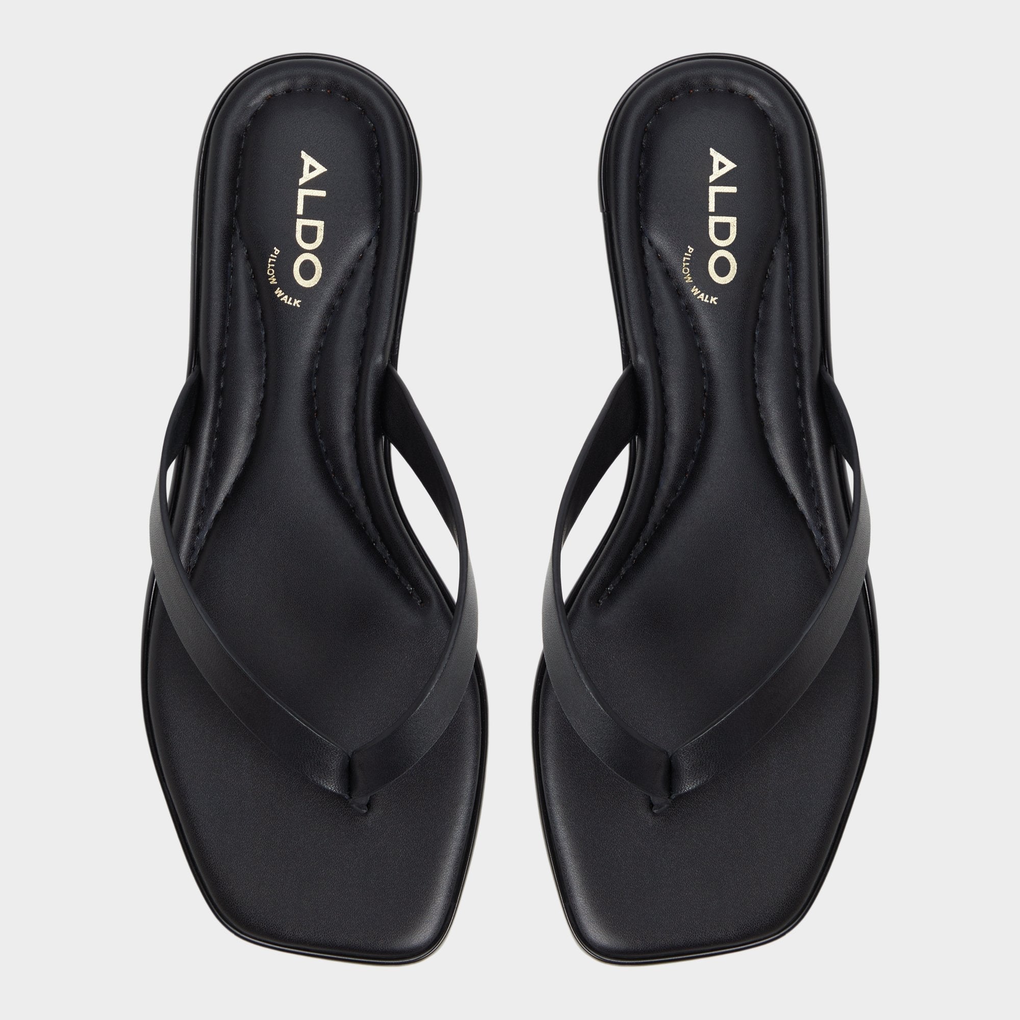 Aldo Theao Black Women's Flats - Flip flop Women