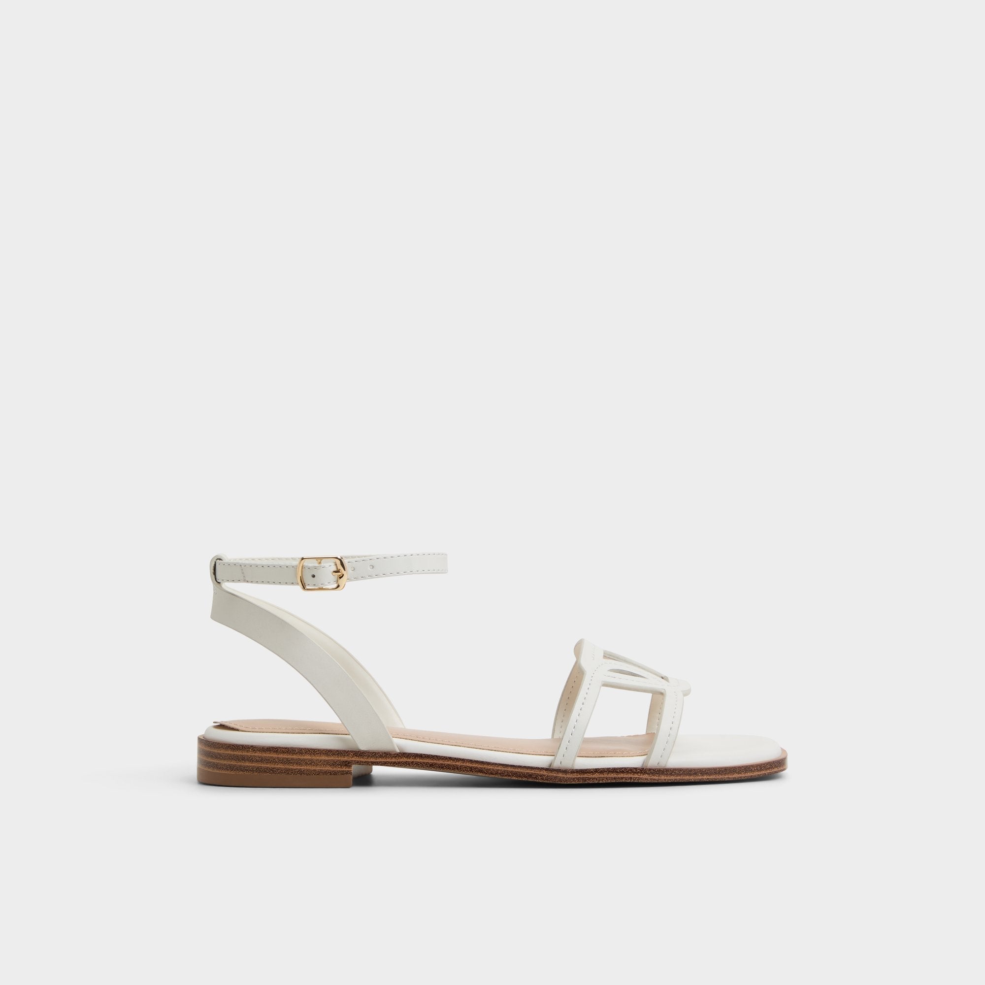 Aldo Greengrove White Women's Flats - Flat sandal Women