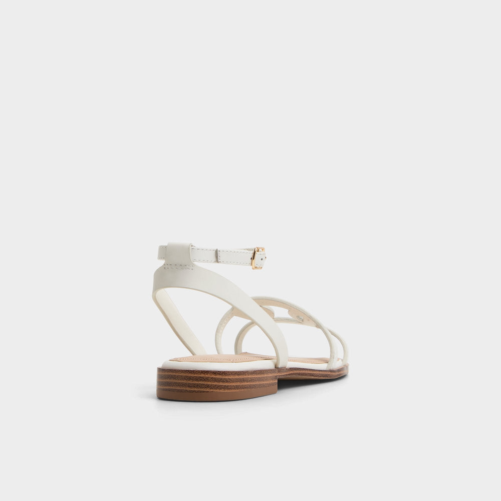 Aldo Greengrove White Women's Flats - Flat sandal Women