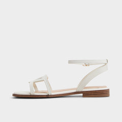Aldo Greengrove White Women's Flats - Flat sandal Women