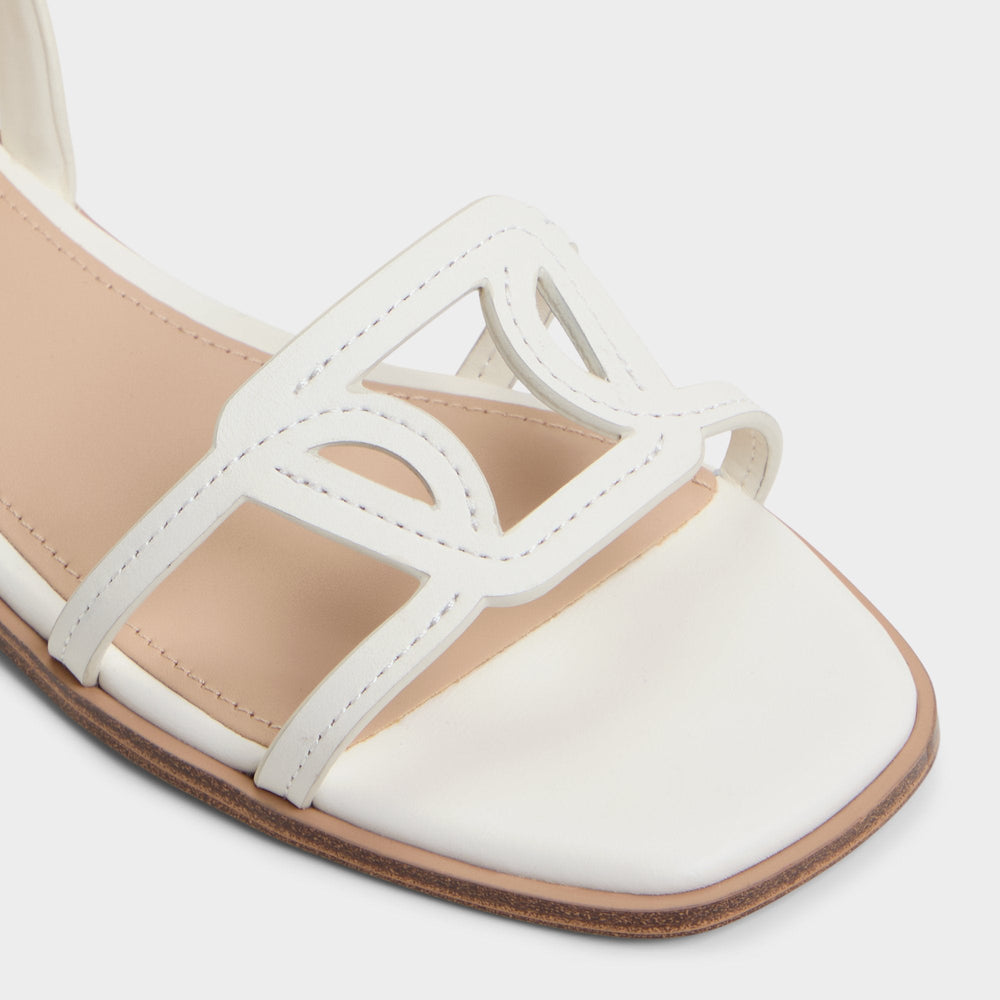 Aldo Greengrove White Women's Flats - Flat sandal Women