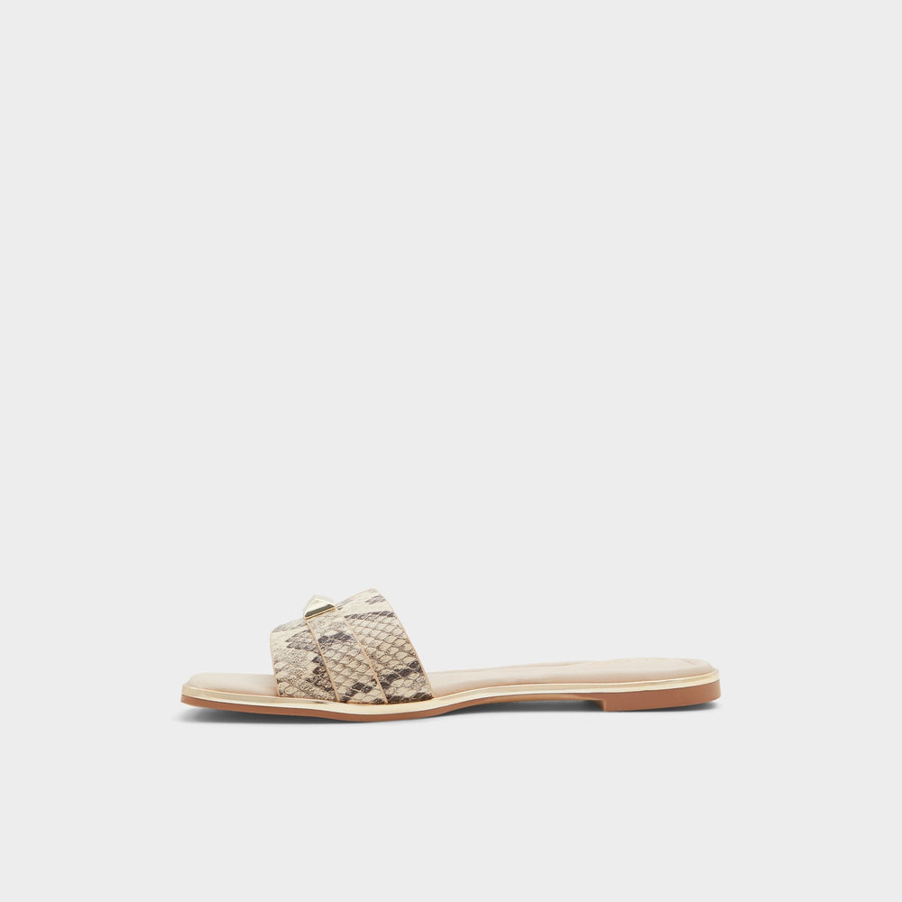 Aldo Darine Natural Women's Flats - Slide sandal Women