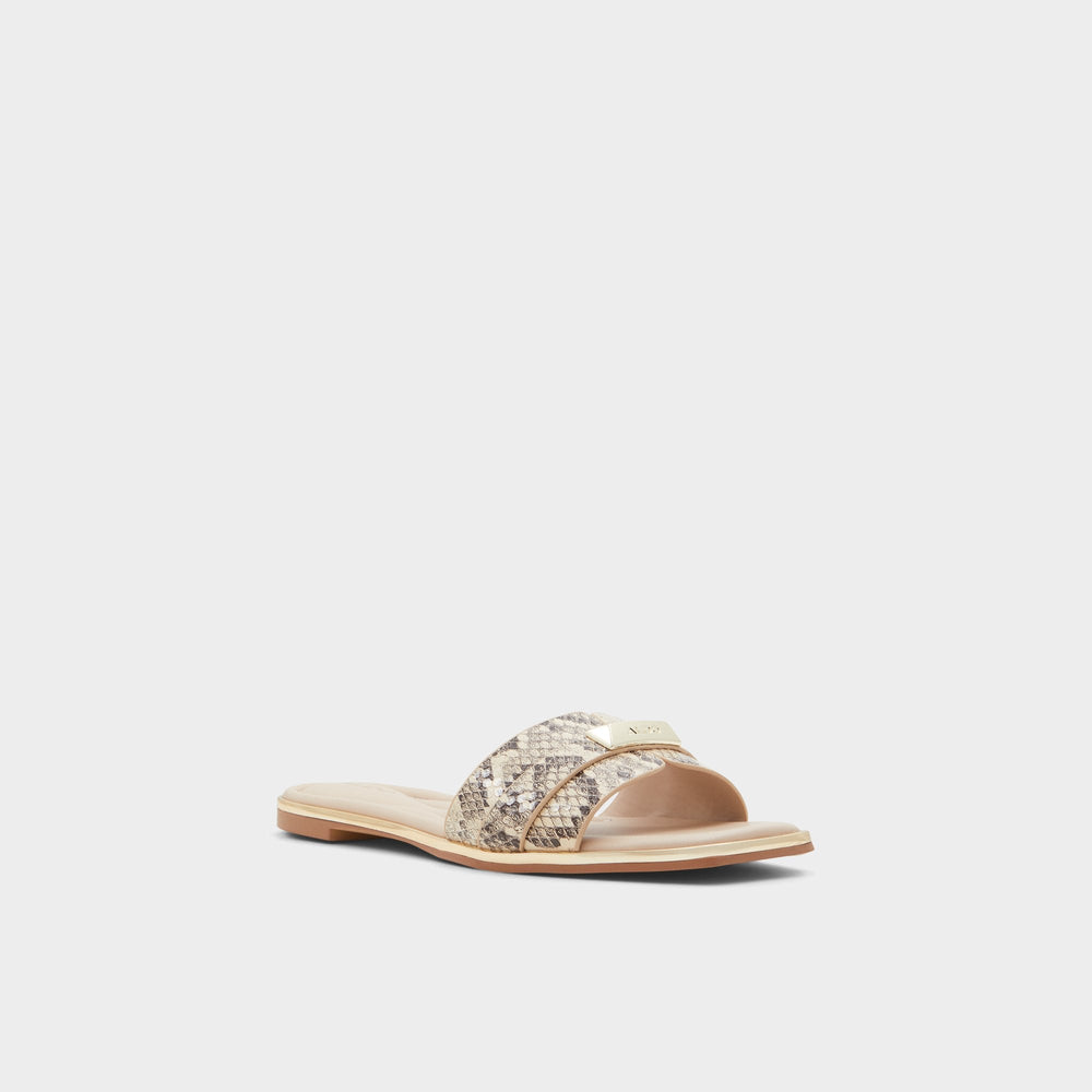 Aldo Darine Natural Women's Flats - Slide sandal Women