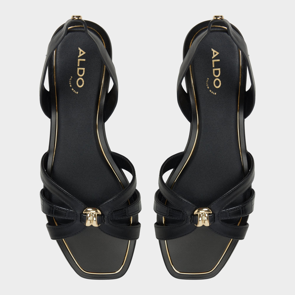 Aldo Marassita Black Women's Slingbacks - Flat sandal Women