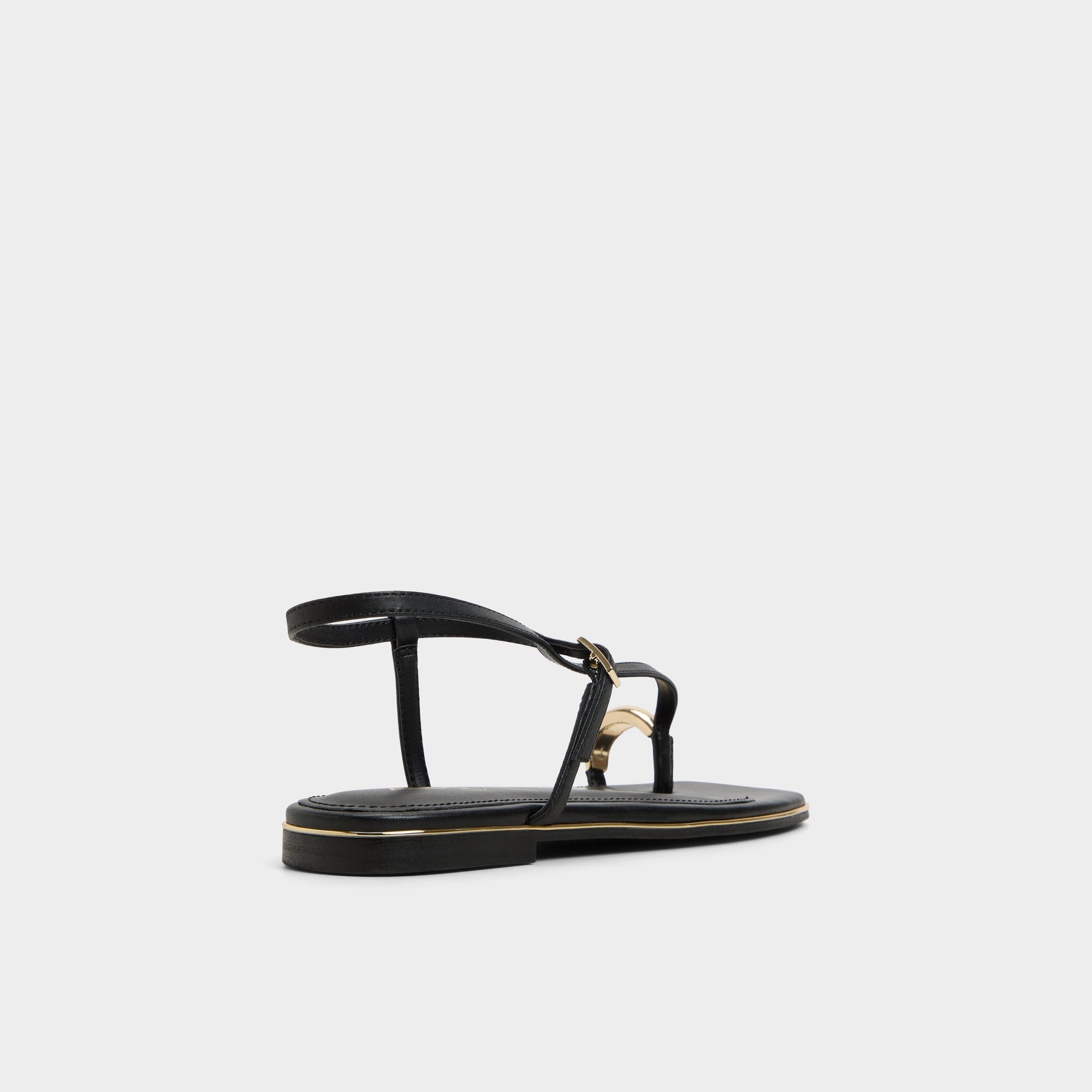 Aldo Jomalina Black Women's Flats - Strappy flat sandal Women