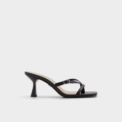 Aldo Gannever Black Women's Thong Sandals - Heeled flip flop, Stiletto heel Women