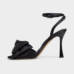 Aldo Tinsel in Black - Strappy heeled sandal, Stiletto heel Women