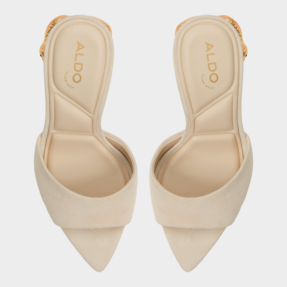 Aldo Seashella Bone Women's Heeled mules - Heeled mule Women