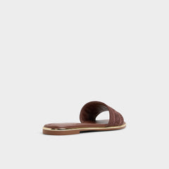 Aldo Oceania Medium Brown Women's Flats - Slide sandal Women