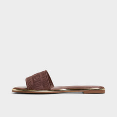Aldo Oceania Medium Brown Women's Flats - Slide sandal Women