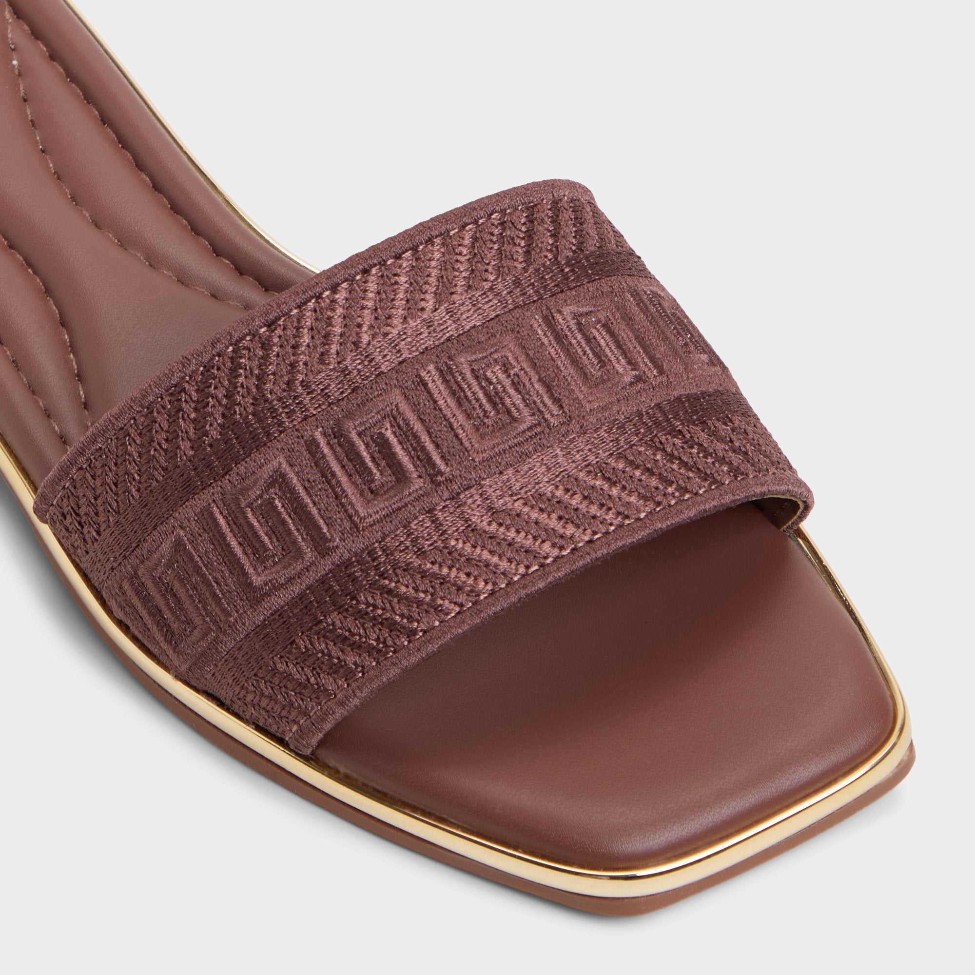 Aldo Oceania Medium Brown Women's Flats - Slide sandal Women
