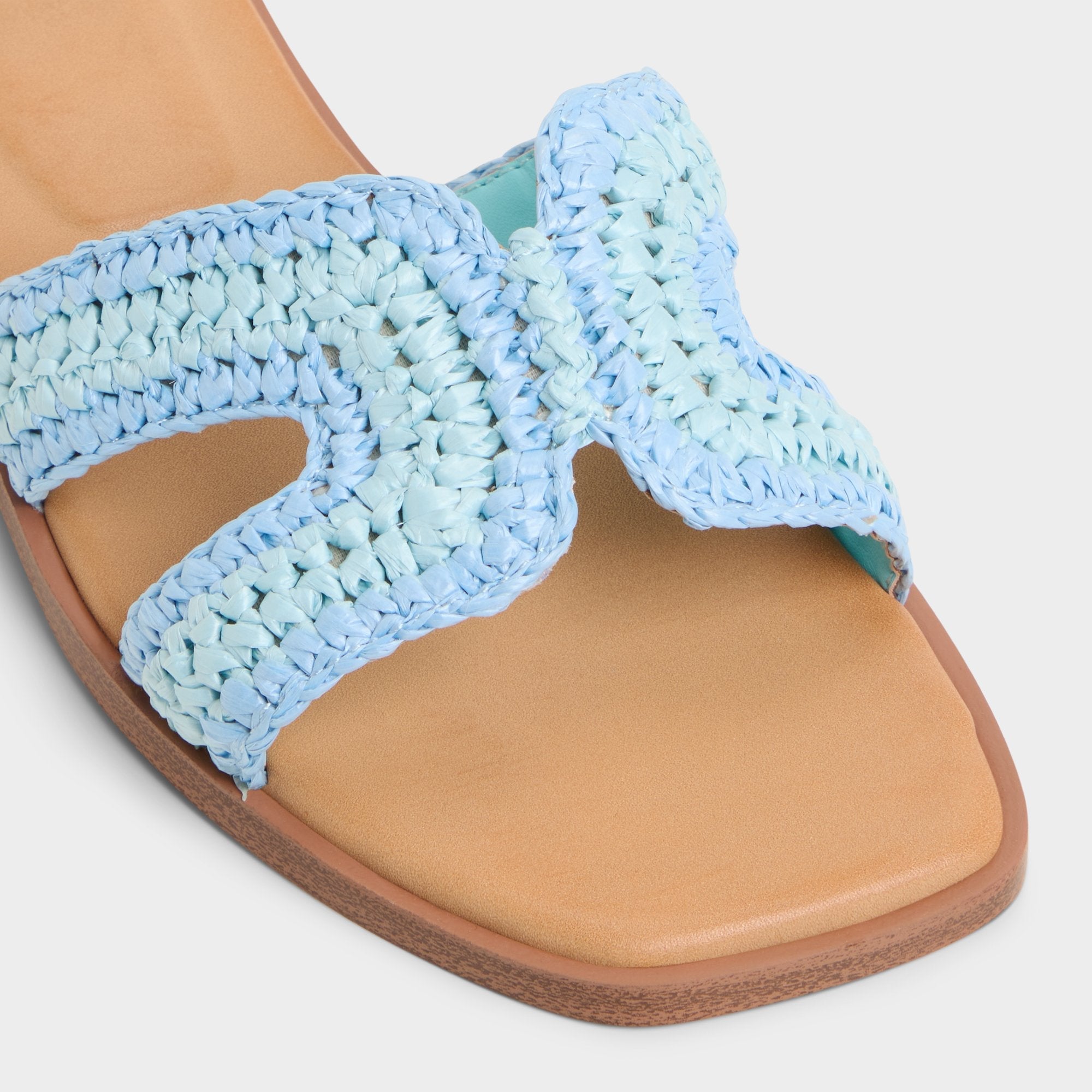 Aldo Itsandal Blue Combo Women's Flats - Slide sandal Women