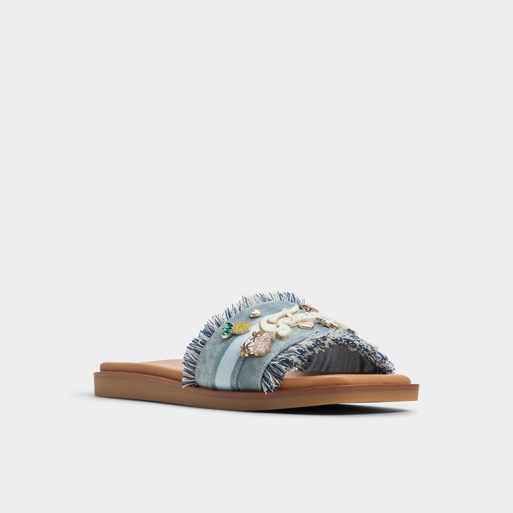 Aldo Beachside Denim Women's Flats - Slide sandal Women