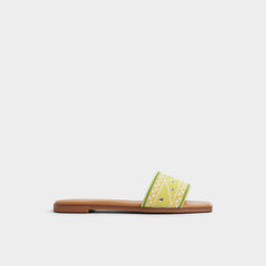Aldo Seavacay Bright Yellow Women's Travel essentials - Slide sandal Women